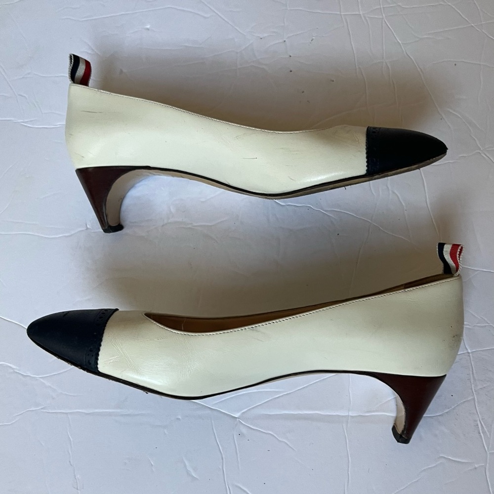 Thom Browne White Pumps